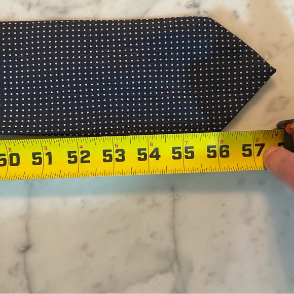 Classic Loro Piana Dot Made In Italy Robert Talbot Repp Stripe Tie Lot 100% Silk - Picture 7 of 12